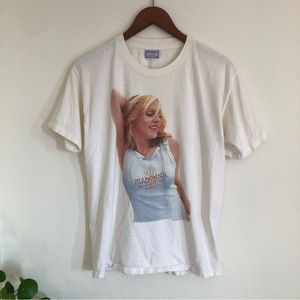 Vintage Madonna T-shirt 2001 Drowned World Tour concert tee Y2K graphic tee vtg